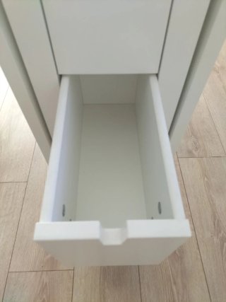 Mesa extensible Norden blanca