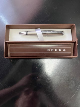 Bolígrafo Cross plateado