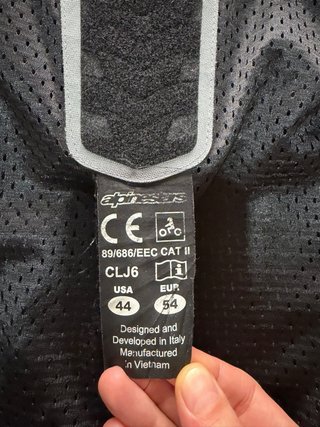 Chaqueta Alpinestars Missile Negra T54