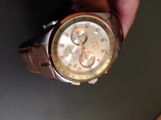 Reloj Cerruti Oro y Marrón