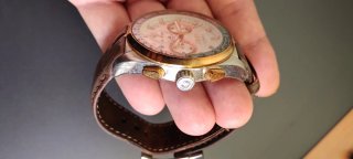 Reloj Cerruti Oro y Marrón