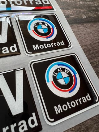 KIT PEGATINAS VINILO DE GEL BMW MOTORRAD LOGO GS