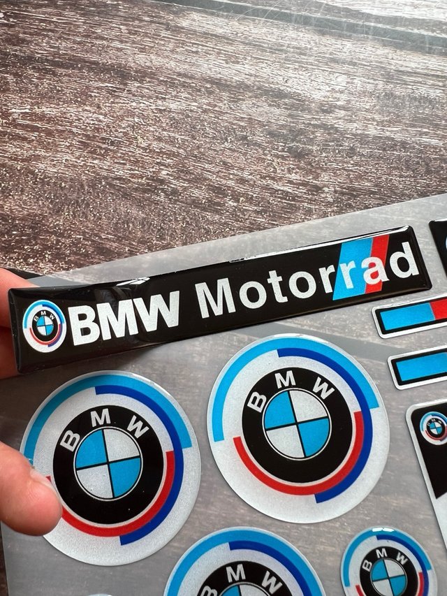 KIT PEGATINAS VINILO DE GEL BMW MOTORRAD LOGO GS