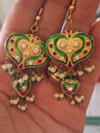 Pendientes Vintage Indios Corazón