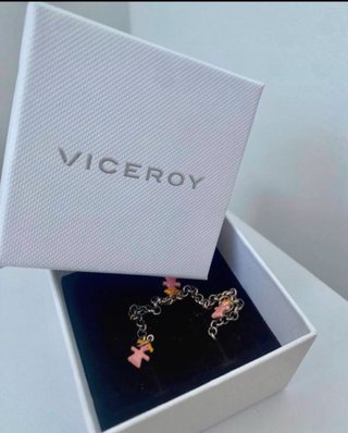Pulsera de Plata con Dijes de Niña