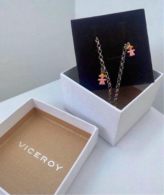 Pulsera de Plata con Dijes de Niña