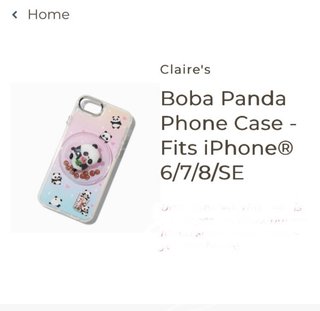 Funda Boba Panda iPhone 6/7/8/SE