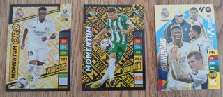 Lote Cromos Fútbol: Vinícius, Joaquín, Champions