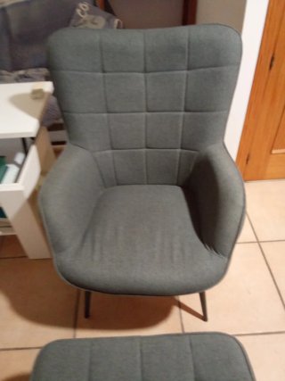 Sillón y reposapiés Jysk tlf contacto 623331537