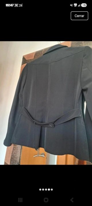 Cazadora de verano negra