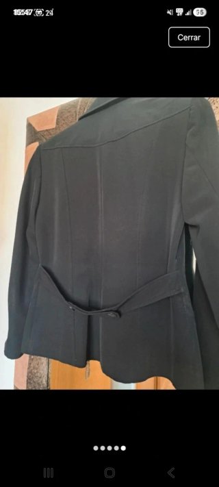Cazadora de verano negra