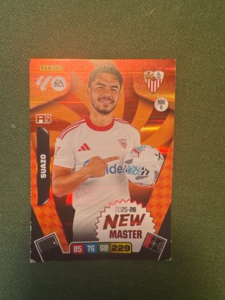 Suazo New Master Cromo Adrenalyn 2025-26