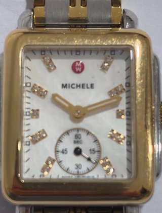 Orologio Michele Deco Swiss Made Diamanti