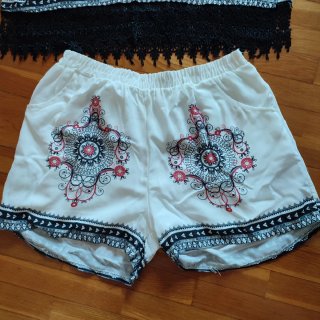 Conjunto playero Red Queen blanco