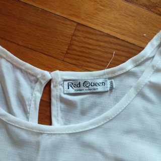 Conjunto playero Red Queen blanco