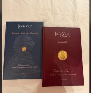 Catálogos Numismática Jesús Vico (2 uds)