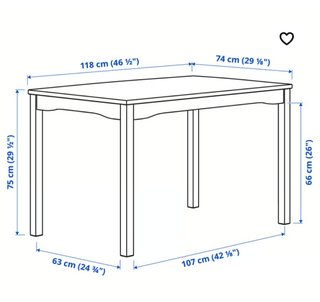 Mesa y 4 Sillas Blancas