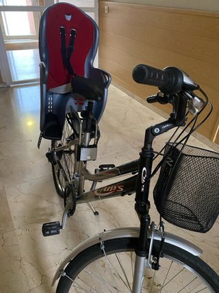 Bici paseo con silla porta bebé