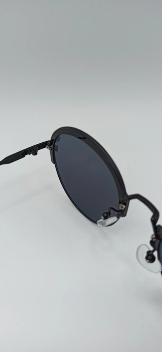 Gafas de sol redondas negras Steenbolk