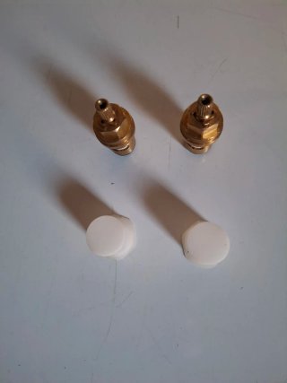 2 Monturas Cierre Cerámico HANSGROHE