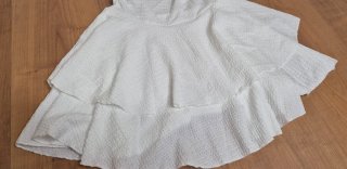 Vestido Blanco Juvenil. Talla S