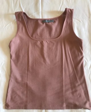Camiseta Zara color maquillaje