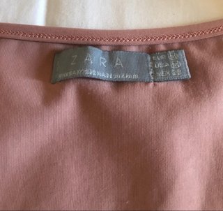 Camiseta Zara color maquillaje