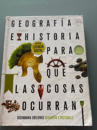 Libros de Fisica y Quimica y Geofrafia historia