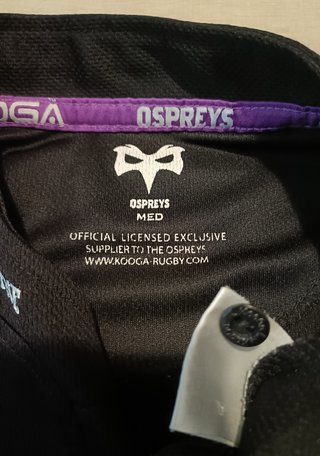 Camiseta Rugby Ospreys Kooga Talla L