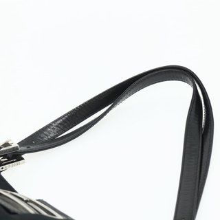 FENDI Mamma Baguette Shoulder Bag Nylon Black