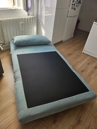 Sofá Cama 1 Plaza Maison du Monde Verde Agua