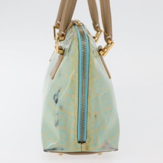 FENDI Zucchino Canvas Hand Bag Coated Canvas