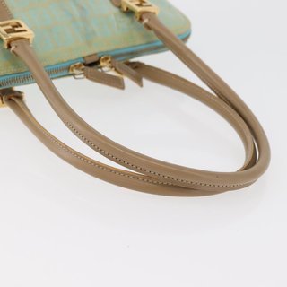 FENDI Zucchino Canvas Hand Bag Coated Canvas