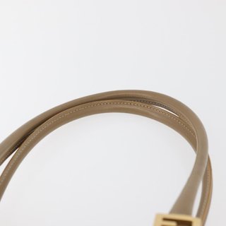 FENDI Zucchino Canvas Hand Bag Coated Canvas