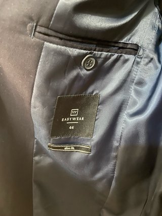 Traje azul marino