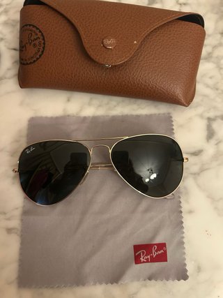 Gafas de Sol Ray-Ban Aviator Doradas
