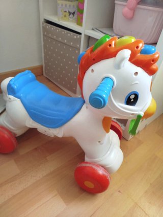 Correpasillos Caballo Blanco y Azul