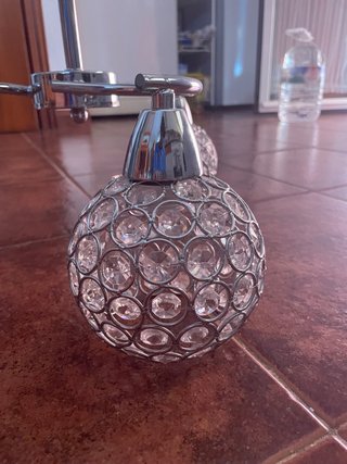 Lámpara de techo cristal roca LED