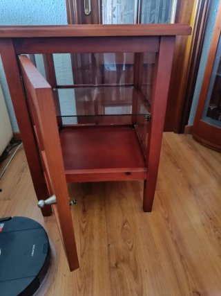 Mueble auxiliar de madera estilo rústico/colonial