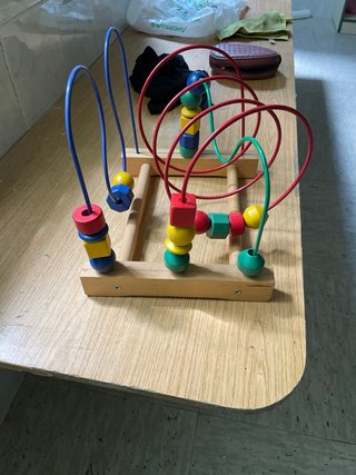 Juego psicomotricidad madera y metal