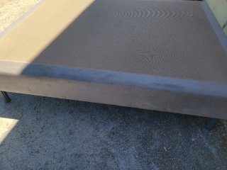 Base tapizada gordita  150x190 cm