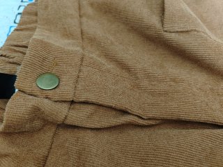Pantalón pana marrón talla grande