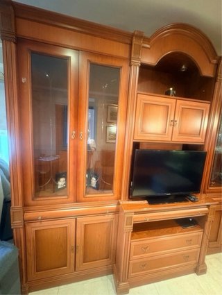 Vetrina Vintage in Legno e Vetro