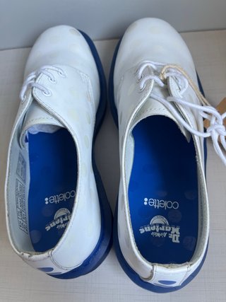 Zapatillas Dr. Martens Lunares Blancas y Azules