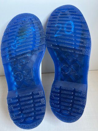 Zapatillas Dr. Martens Lunares Blancas y Azules