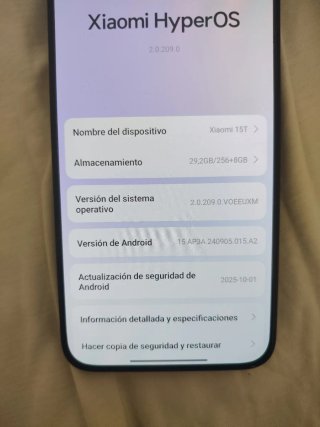 Xiaomi 15t Negro Nuevo