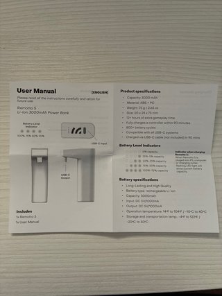 Cargador Inalámbrico Mando PS5 REMOTTO