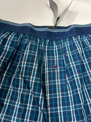 Calzoncillo Punto Blanco Talla 52 Azul