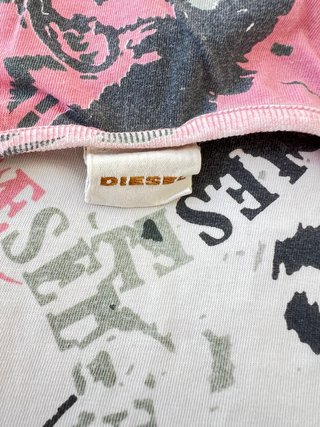 Camiseta sin mangas Diesel con estampado