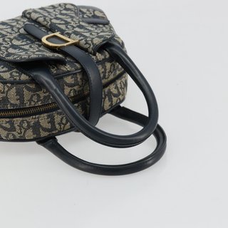 Christian Dior Trotter Canvas Double Saddle